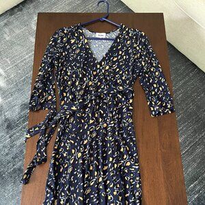 Leota Cassie Sweetheart Blue wrapdress - Medium